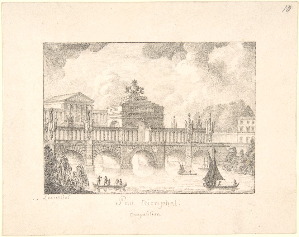 Design for a Triumphal Bridge MET DP807371