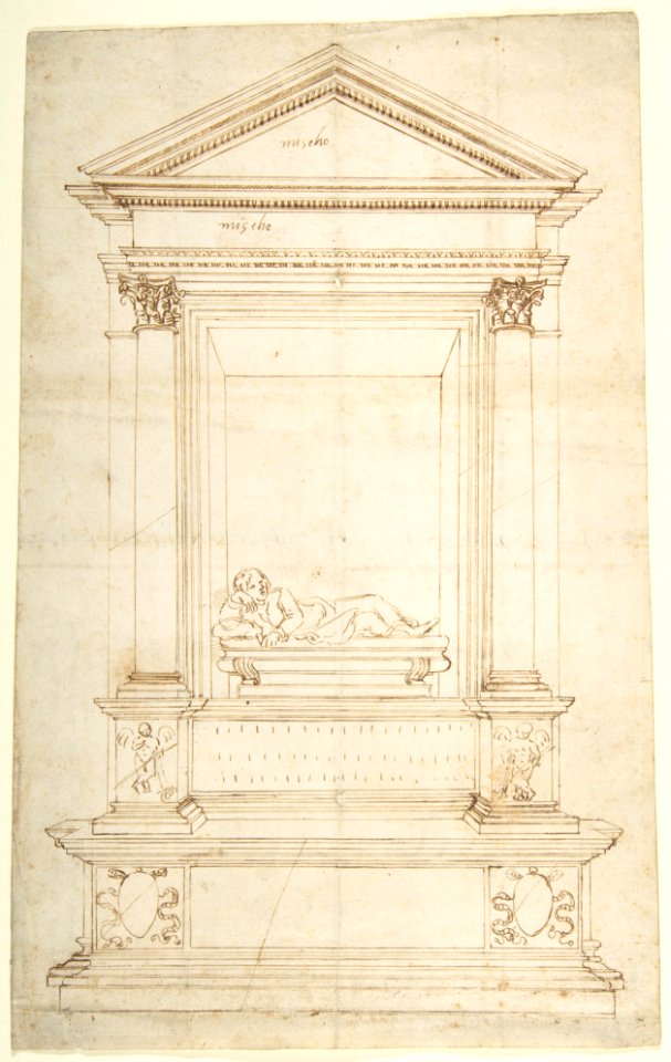 Design for a Wall Tomb. MET DP802139