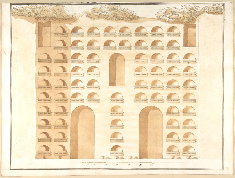 Elevation of a Columbarium MET DP801751