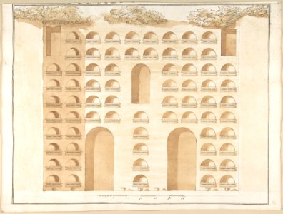 Elevation of a Columbarium MET DP801751