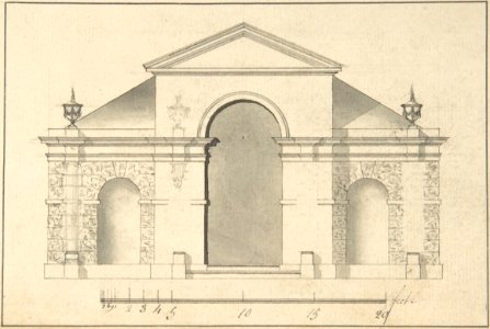 Elevation of Garden Pavilion MET DP804741