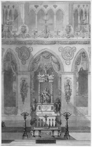 Elevation of Altar with Statue of Louis I, Reims Cathedral MET MM27786