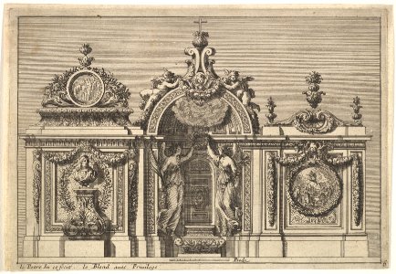Design for a Tabernacle with Two Variants, from- Tabernacles à l'italienne MET DP829071