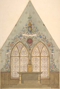 Design for Altar and Chapel, Farnborough MET DP806948