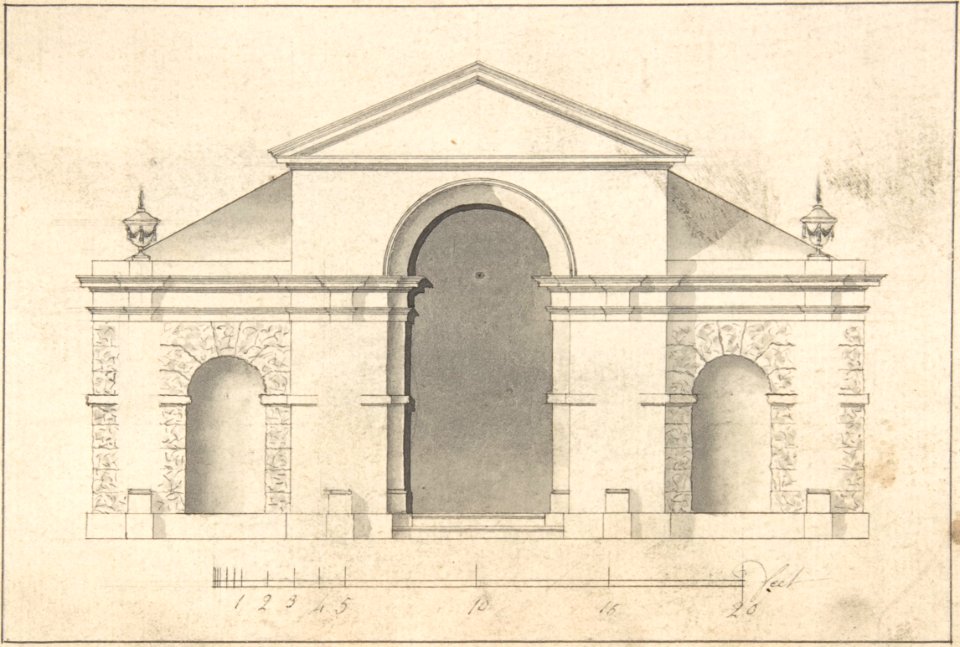 Elevation of Garden Pavilion MET DP806026