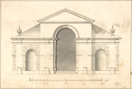 Elevation of Garden Pavilion MET DP806026