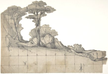 Design for a Stage Set at the Opéra, Paris MET DP809981