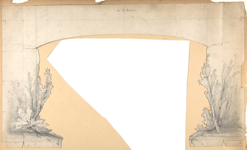 Design for a Stage Set at the Opéra, Paris MET DP809984
