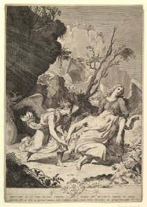 Dying Magdalen Sustained by Angels MET DP822283