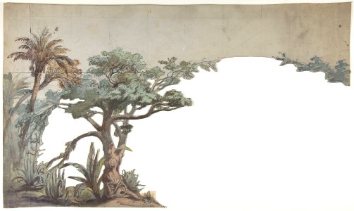 Design for a Stage Set at the Opéra, Paris MET DP810008