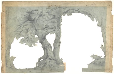 Design for a Stage Set at the Opéra, Paris MET DP809993