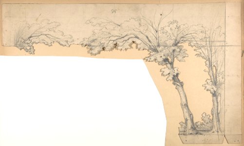 Design for a Stage Set at the Opéra, Paris MET DP809986
