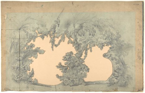 Design for a Stage Set at the Opéra, Paris MET DP809991