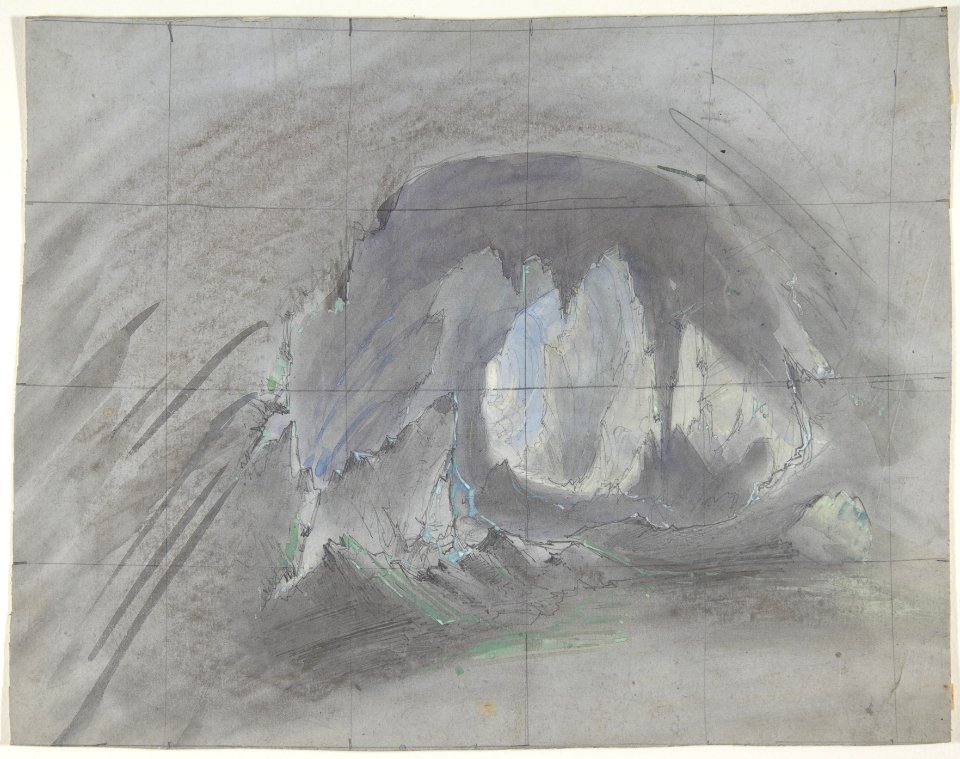 Design for a Stage Set at the Opéra, Paris MET DP810014