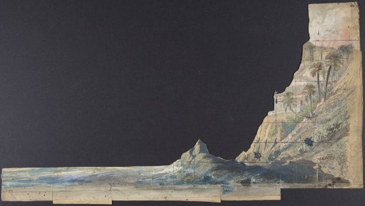 Design for a Stage Set at the Opéra, Paris MET DP809699