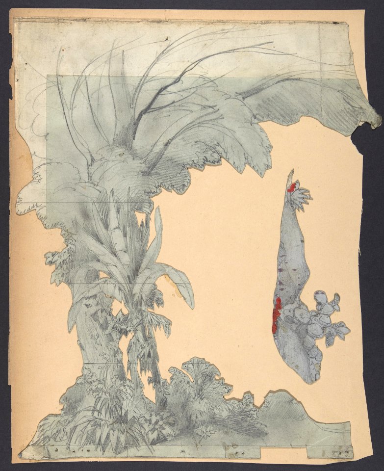Design for a Stage Set at the Opéra, Paris MET DP809866