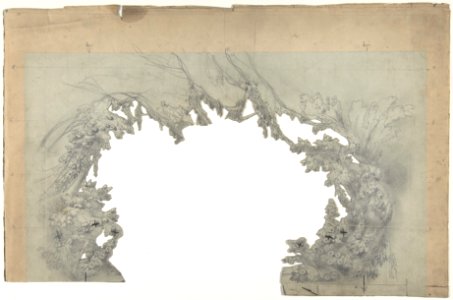 Design for a Stage Set at the Opéra, Paris MET DP809989