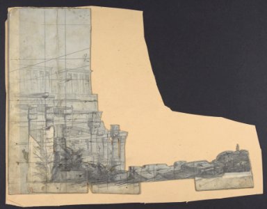 Design for a Stage Set at the Opéra, Paris MET DP809868