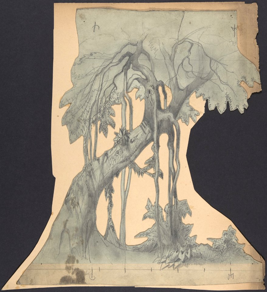 Design for a Stage Set at the Opéra, Paris MET DP809715