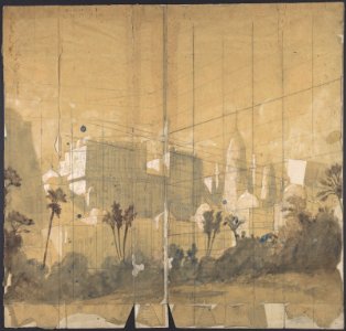 Design for a Stage Set at the Opéra, Paris MET DP809711