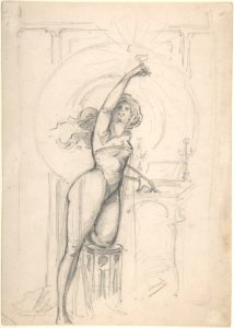 Design for an advertisement for champagne MET DP806733