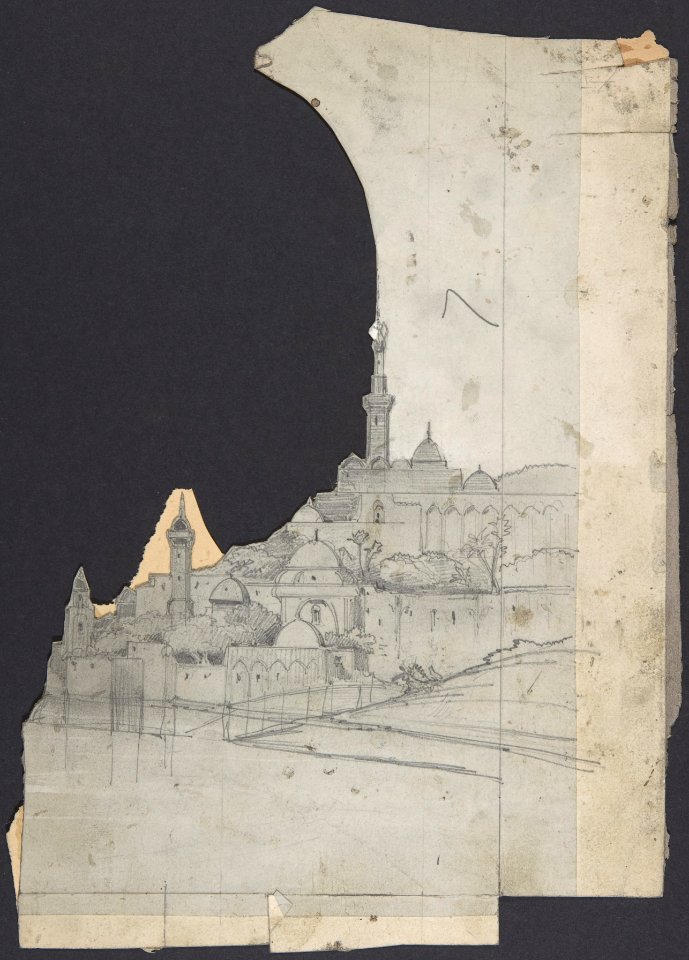 Design for a Stage Set at the Opéra, Paris MET DP809721