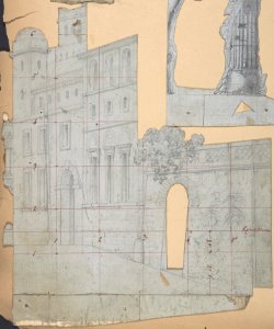 Design for a Stage Set at the Opéra, Paris MET DP809708