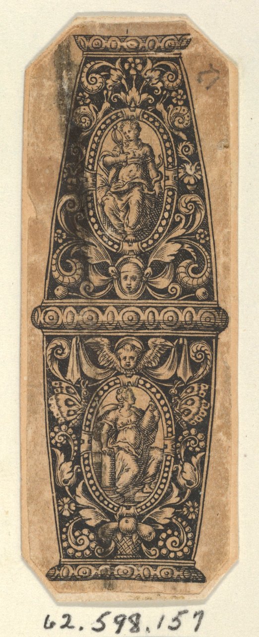 Design for a Sword or Dagger Handle with the Suicide of Cleopatra MET DP837263