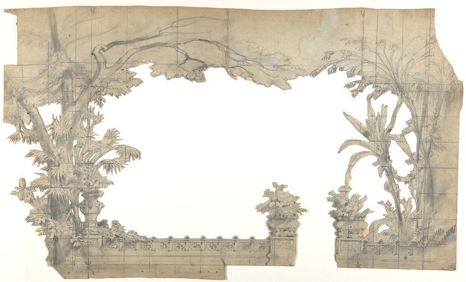 Design for a Stage Set at the Opéra, Paris MET DP809833