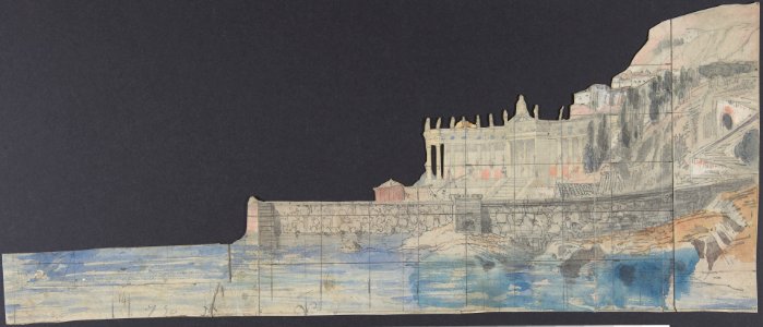Design for a Stage Set at the Opéra, Paris MET DP809701