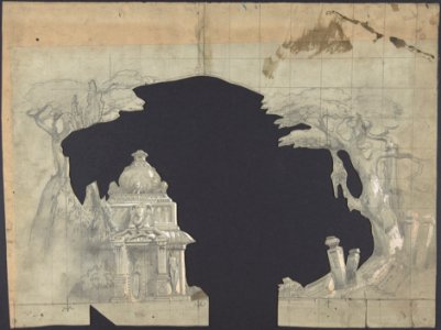 Design for a Stage Set at the Opéra, Paris MET DP809712