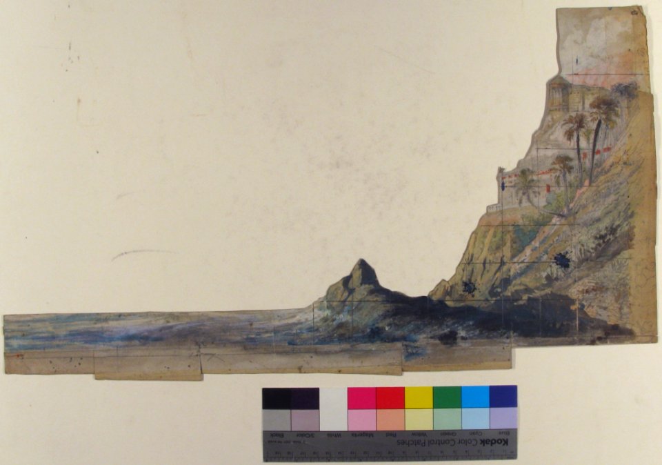 Design for a Stage Set at the Opéra, Paris MET 53.668.87