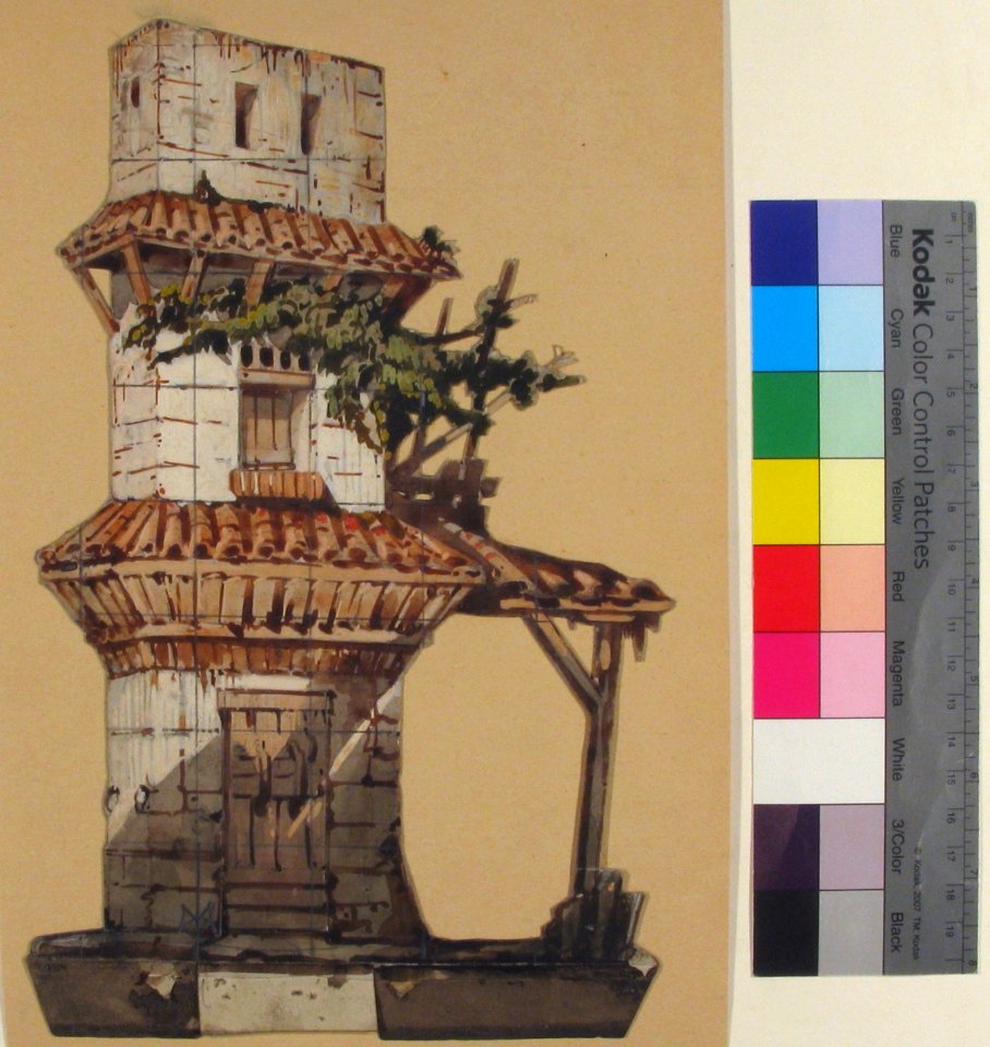 Design for a Stage Set at the Opéra, Paris MET 53.668.83
