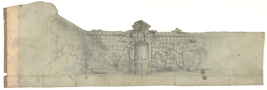 Design for a Stage Set at the Opéra, Paris MET DP809836