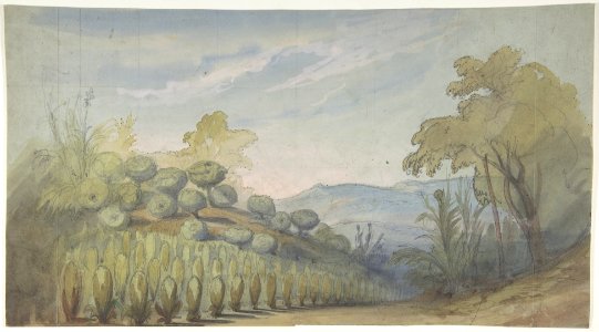 Design for a Stage Set at the Opéra, Paris MET DP809992