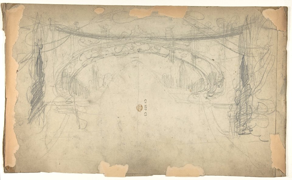 Design for a Stage Set at the Opéra, Paris MET DP809832