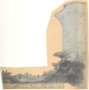 Design for a Stage Set at the Opéra, Paris MET DP809976