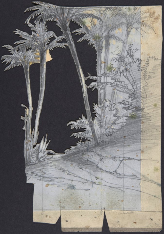 Design for a Stage Set at the Opéra, Paris MET DP809724