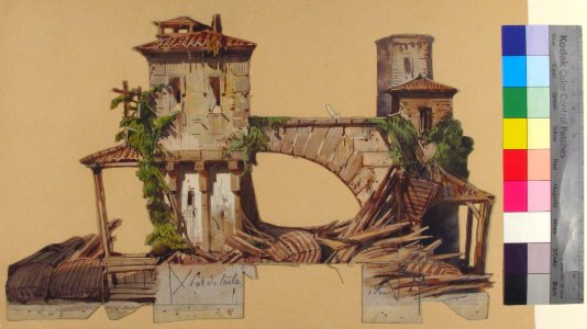 Design for a Stage Set at the Opéra, Paris MET 53.668.84