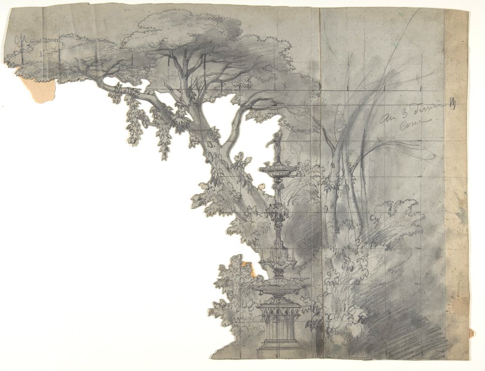 Design for a Stage Set at the Opéra, Paris MET DP809837
