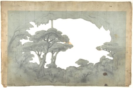 Design for a Stage Set at the Opéra, Paris MET DP809994