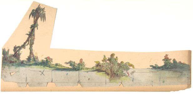 Design for a Stage Set at the Opéra, Paris MET DP809839
