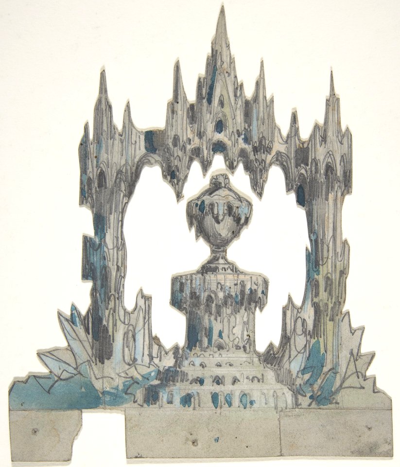 Design for a Stage Set at the Opéra, Paris MET DP809841