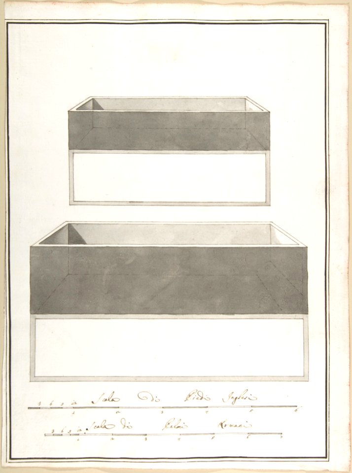 Elevations and Plans of Two Boxes MET DP801741