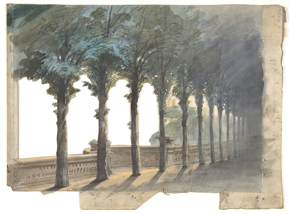 Design for a Stage Set at the Opéra, Paris MET DP809840