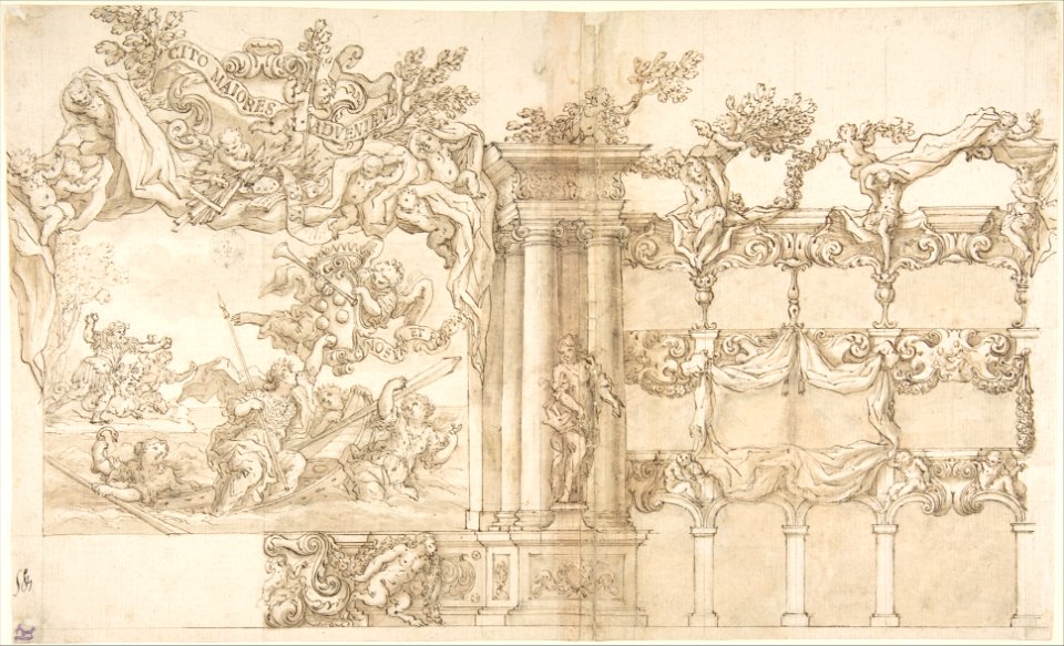 Design for a Theatre, or Hall for a Special Fête MET DP802958