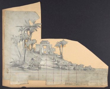 Design for a Stage Set at the Opéra, Paris MET DP809869