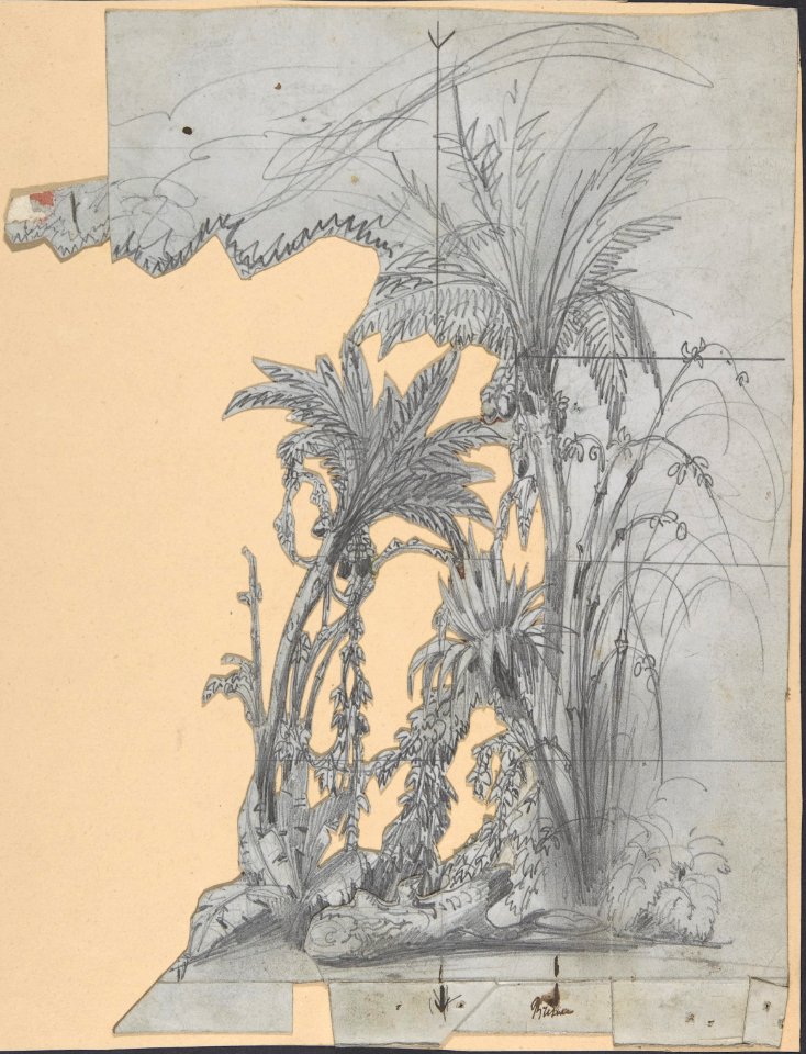 Design for a Stage Set at the Opéra, Paris MET DP809716