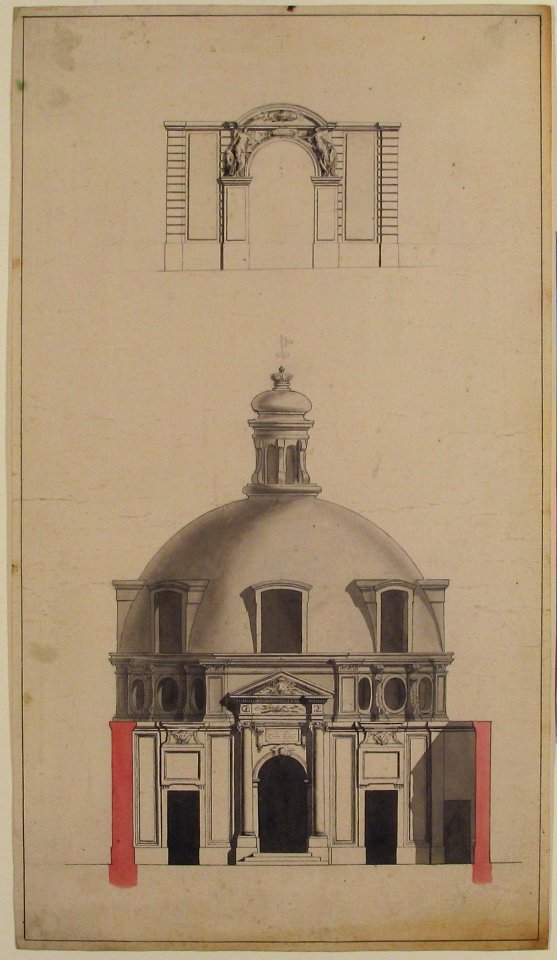 Elevation of the Amphitheatre and Entrance Gate of the Collège des Chirurgies, Paris MET 1970.736.26