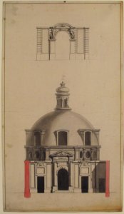 Elevation of the Amphitheatre and Entrance Gate of the Collège des Chirurgies, Paris MET 1970.736.26
